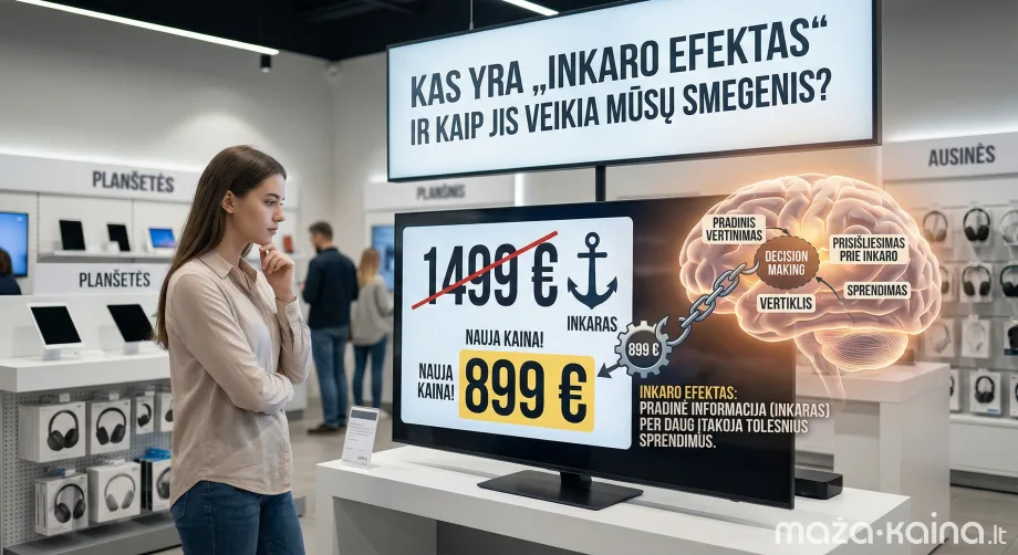Kas yra „inkaro“ efektas ir kaip jis veikia mūsų smegenis?