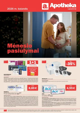 Apotheka vaistinė • akcijų leidinys