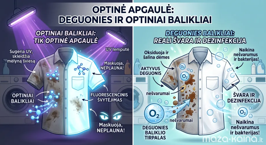 Rinkoje egzistuoja dviejų tipų balikliai - optiniai ir deguonies