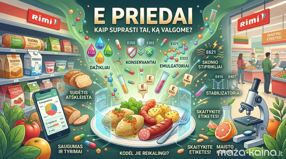 E priedai - Ką iš tiesų reiškia ši raidė ir ar verta panikuoti?