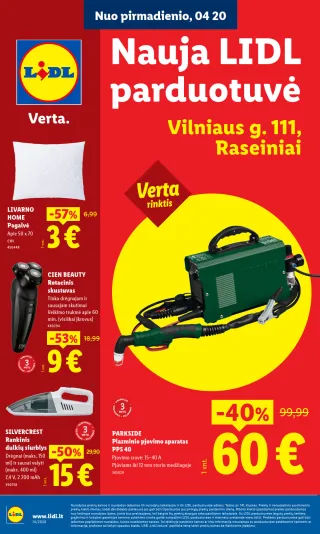 Nauja Lidl Raseiniuose: Atidarymo leidinys - Lidl • Nauja parduotuvė Raseiniuose
