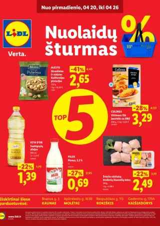 Lidl leidinys „Nuolaidų šturmas“: Didžiausios akcijos - Lidl • Nuolaidų šturmas leidinys