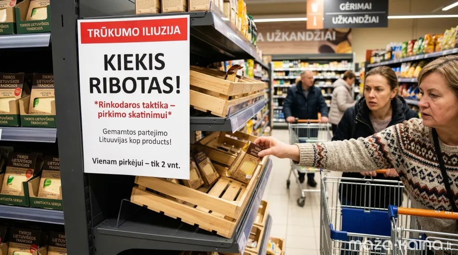 Trūkumo iliuzija „Kiekis ribotas“