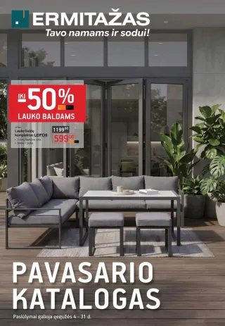 Ermitažas pavasario katalogas ir akcijos - Ermitažas • Pavasario katalogas