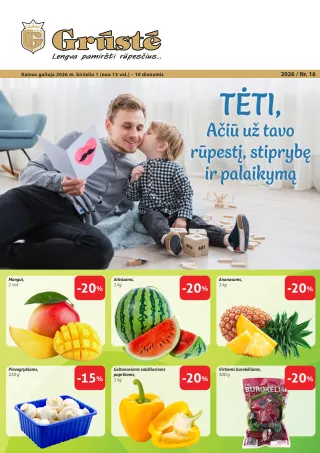 Grūstė • akcijų leidinys