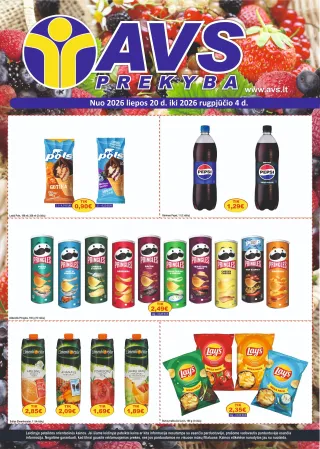AVS prekyba • akcijų leidinys