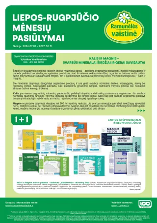 Ramunėlės vaistinė • akcijų leidinys