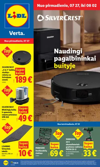 Lidl ne maisto prekių leidinys | Parkside, drabužiai ir namų prekės - Lidl • Ne maisto prekių pasiūlymai