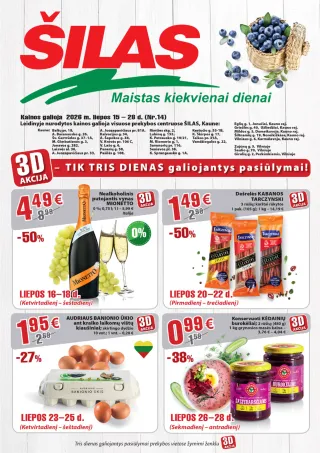ŠILAS • akcijų leidinys