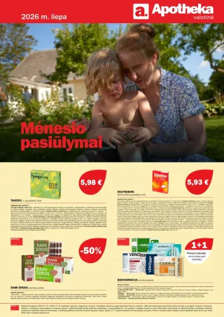 Apotheka vaistinė • akcijų leidinys
