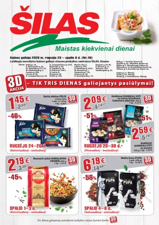 ŠILAS • akcijų leidinys
