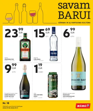 Rimi • Alkoholinių gėrimų katalogas