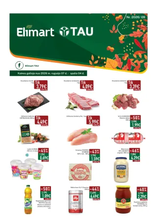 Elimart Tau • akcijų leidinys