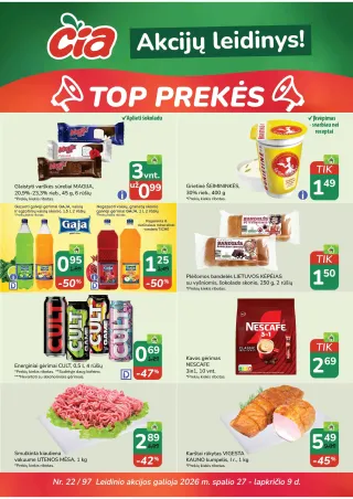 Čia • akcijų leidinys