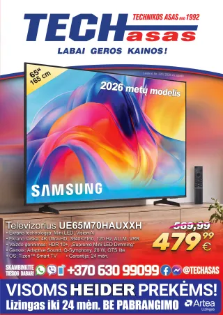 TECHasas leidinys ir akcijos - TECHasas • akcijų leidinys