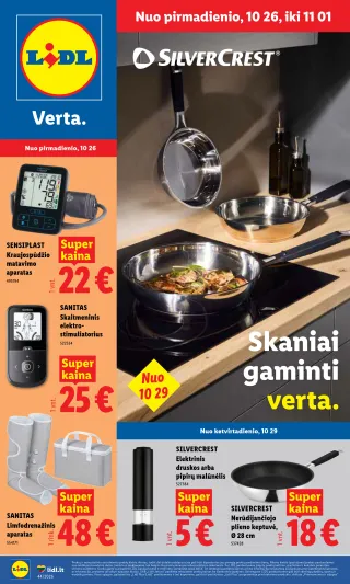Lidl • Ne maisto prekių pasiūlymai