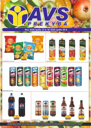 AVS prekyba • akcijų leidinys