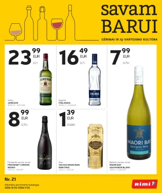 Rimi • Alkoholinių gėrimų katalogas