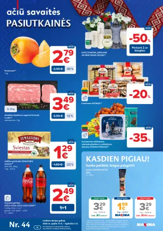 Maxima akcijų leidinys - Maxima • Akcijų leidinys